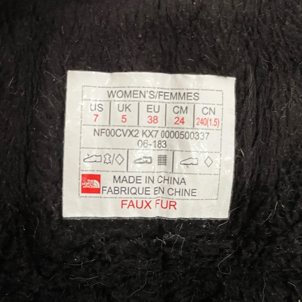 The North Face waterproof Winter Boots Wm 7